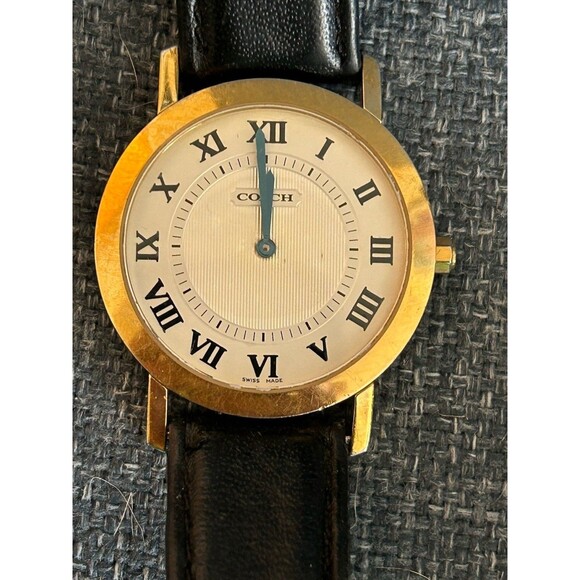 Classic Coach W133 Watch with New Battery- Stainless Steel Water Resistant 3ATM